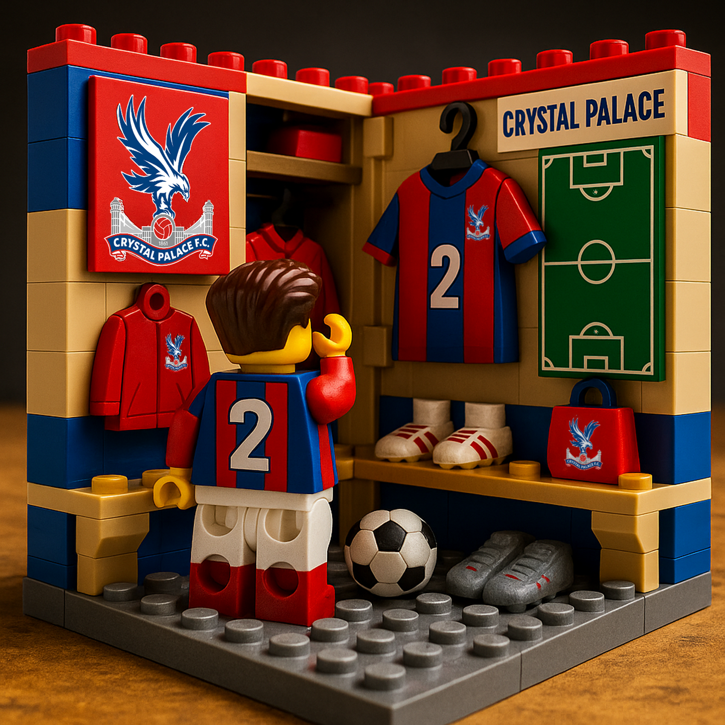 CRY x EPL Football Sports Room Block Set 211 DatND DVT