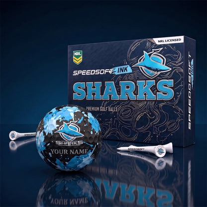 PREMIUM NRL X CSS EXCLUSIVE PERSONALIZED GOLF BALL SET LIMITED EDTION