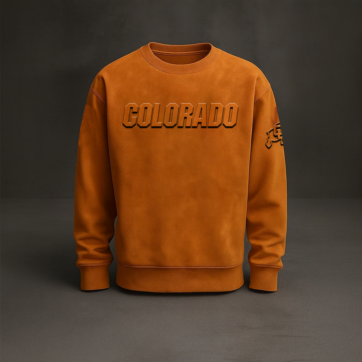 CU x NCAA Embossed Sweat Shirt DATND TANTD