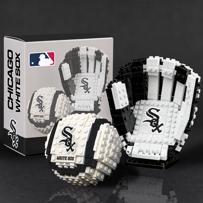 MLB Teams Baseball Glove & Ball Building Block Set DDT NTL