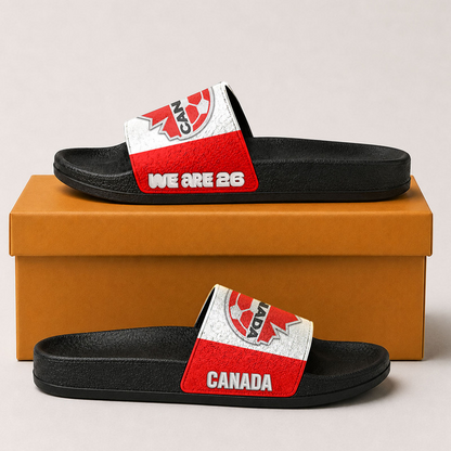 Canada Premium WC26 National Team Slide Slippers 0406 DatND DVT