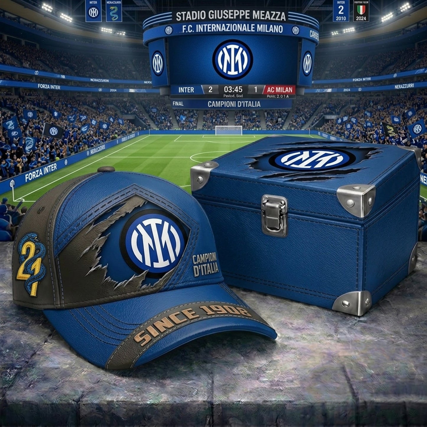 Cappello Campioni dƒ??Italia Limited X INTER HAT V6 NDT NHM 070526