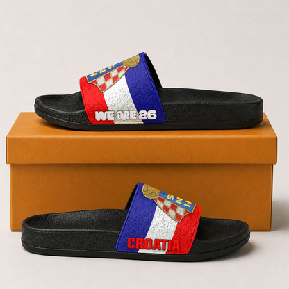 Croatia Premium WC26 National Team Slide Slippers 0406 DatND DVT