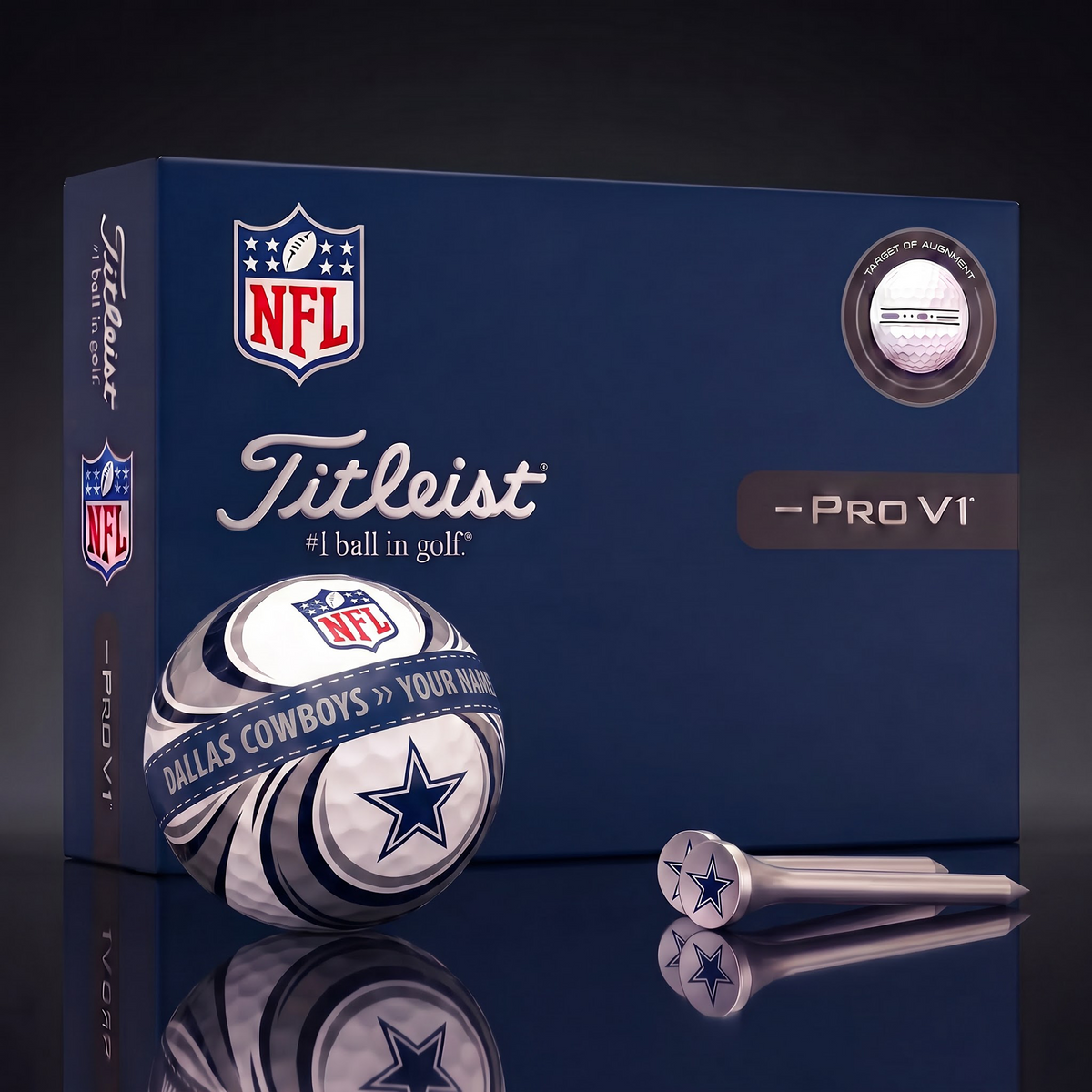 DAL X Luxury NFL Football Golf Ball Set – Personalized Edition