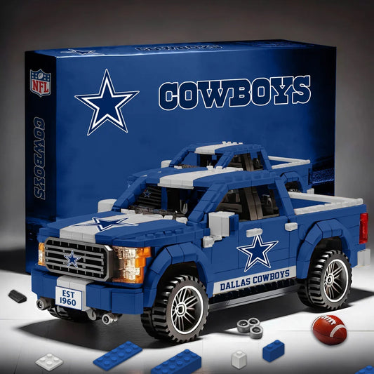 DAL X NFL 3D Racing Truck Model Building Block Set NDT NHM