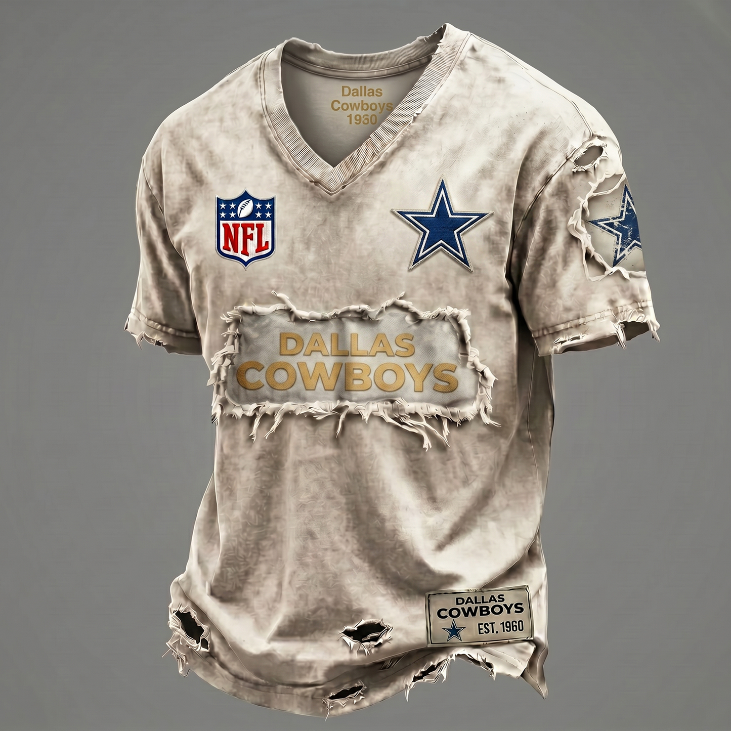 DB NFL Premium V-Neck T-shirt Gift For Fans 0306 NAK DATND NHT