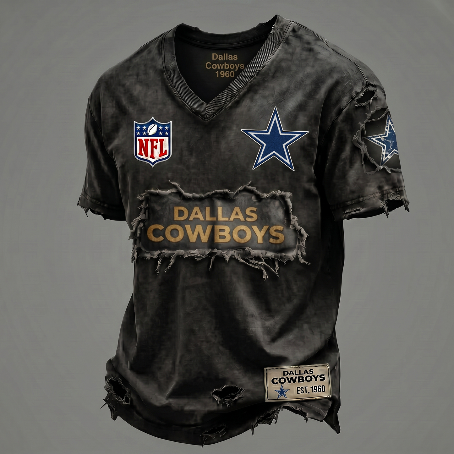 DB NFL Premium V-Neck T-shirt Gift For Fans 0306 NAK DATND NHT