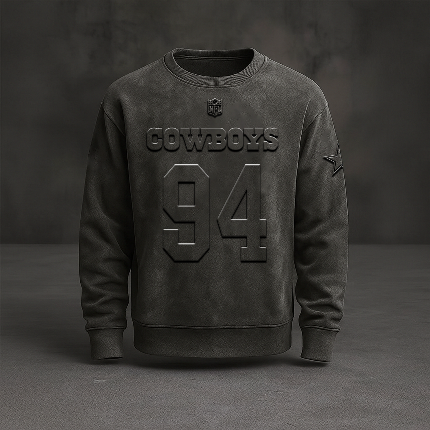 DAL x In Memory of Marshawn Kneeland Embossed Sweat Shirt V1 DATND TANTD 071125