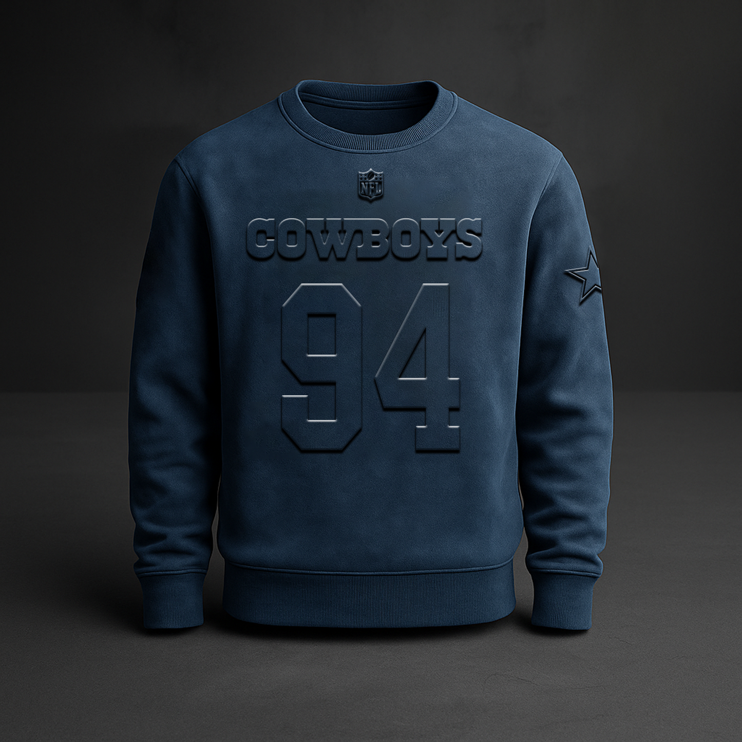 DAL x In Memory of Marshawn Kneeland Embossed Sweat Shirt V1 DATND TANTD 071125