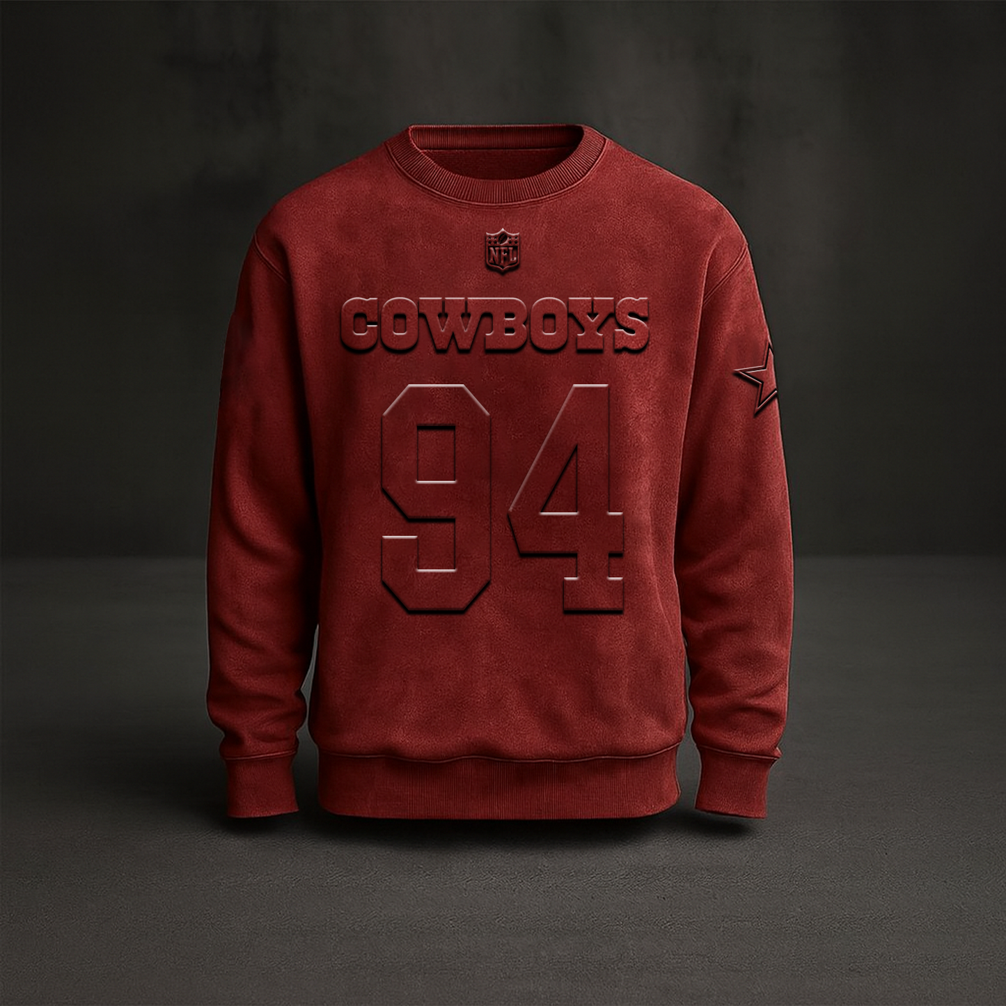 DAL x In Memory of Marshawn Kneeland Embossed Sweat Shirt V1 DATND TANTD 071125