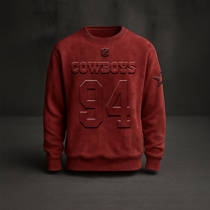 DAL x In Memory of Marshawn Kneeland Embossed Sweat Shirt V1 DATND TANTD 071125