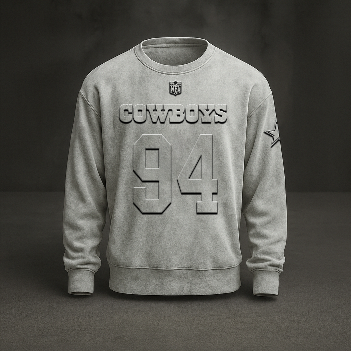 DAL x In Memory of Marshawn Kneeland Embossed Sweat Shirt V1 DATND TANTD 071125
