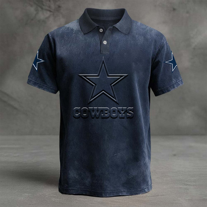 DAL x NFL Embossed Polo Shirt DATND TANTD