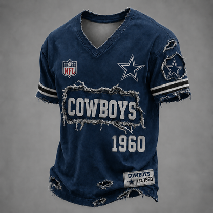 DAL x NFL LUXURY V-Neck T-Shirt 3005 DatND DVT
