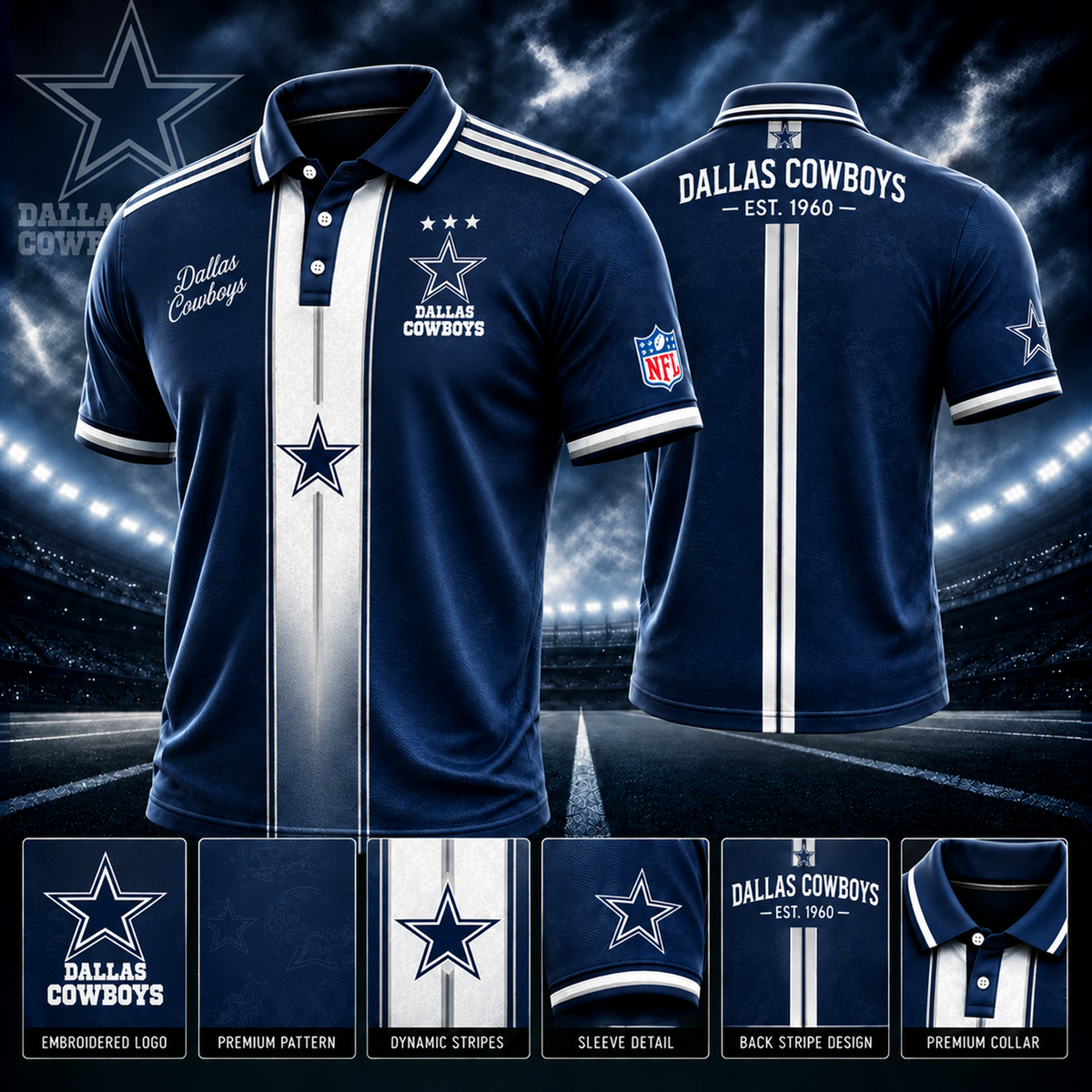 DAL x NFL Polo Shirt Limited Edition