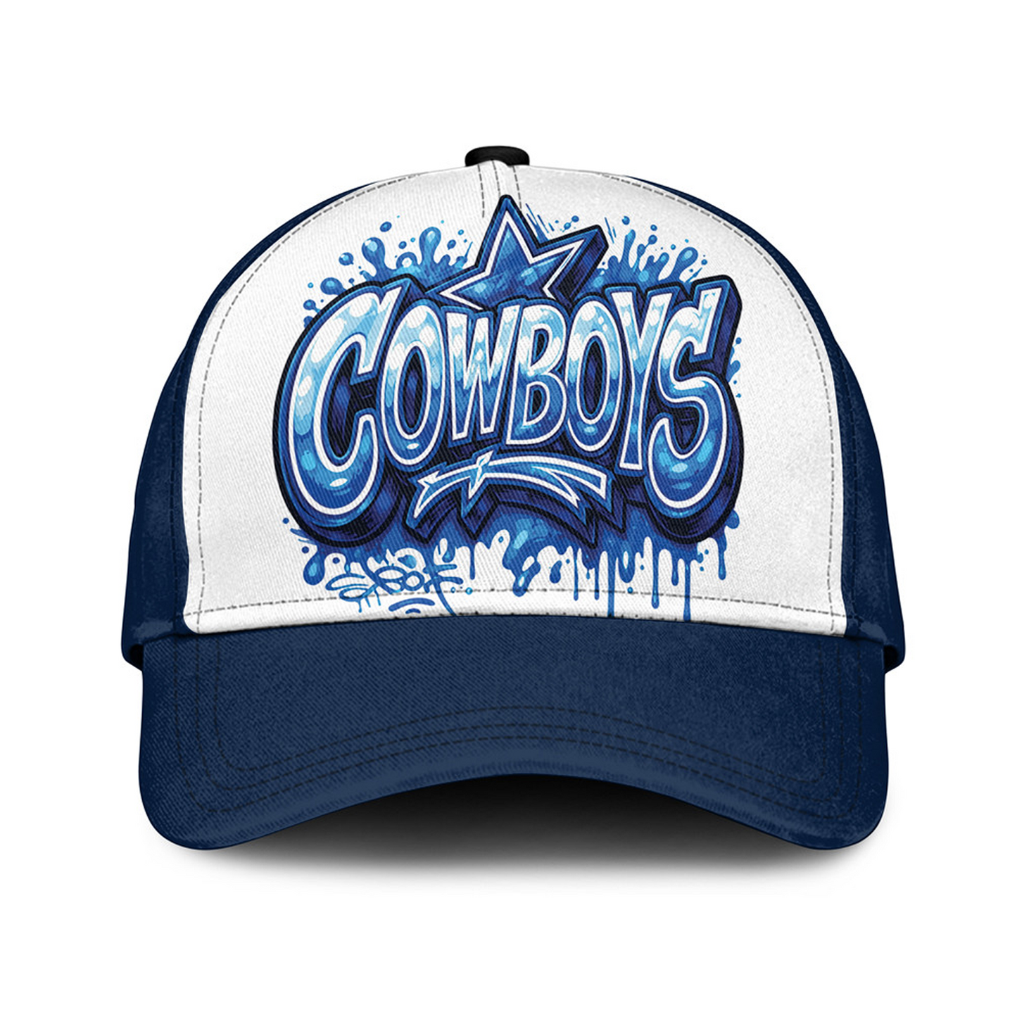 DAL x NFL Premium Custom Graffiti Team Cap