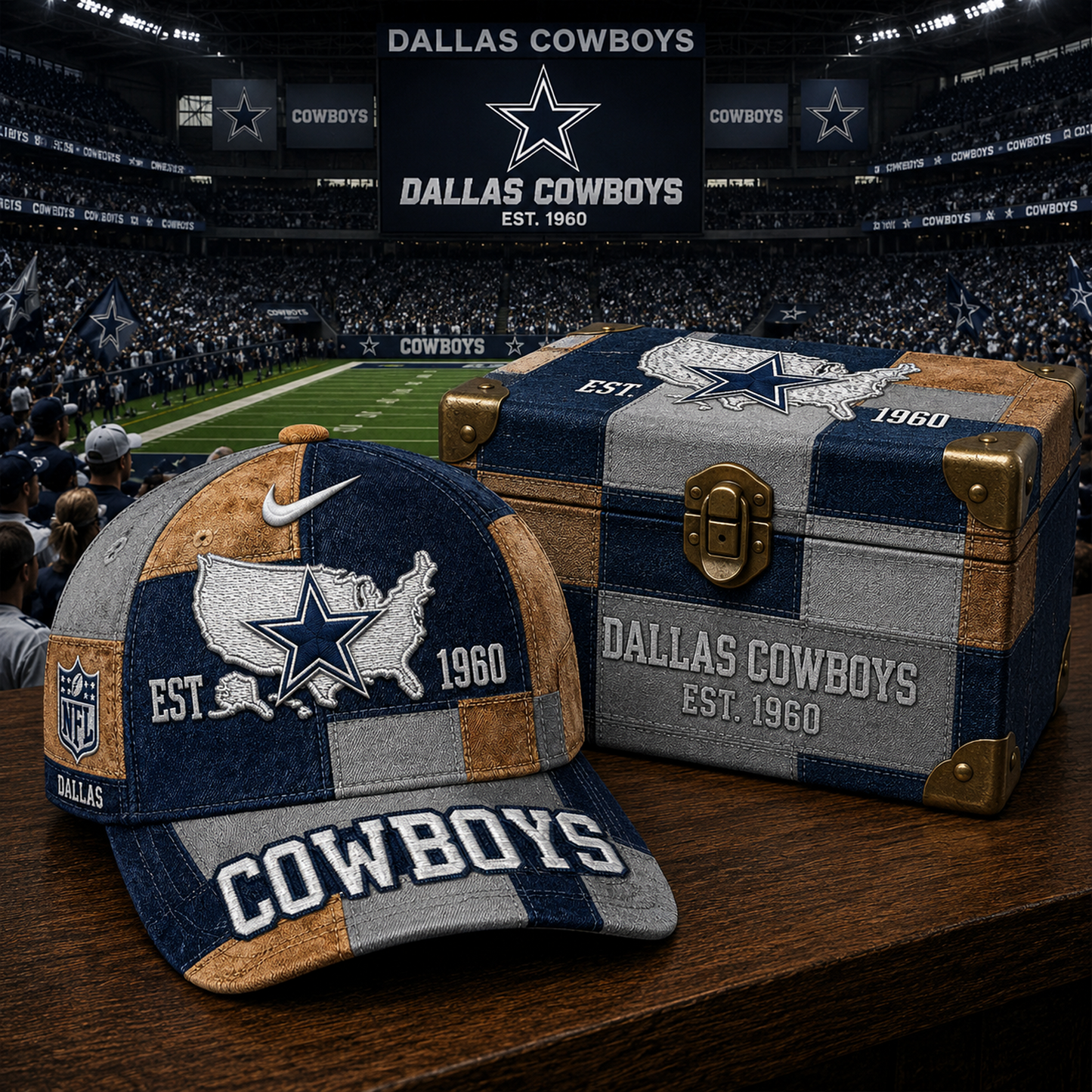 DAL x NFL Premium Heritage Game Day Classic Cap 1505 DatND DVT