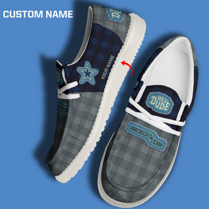 DAL x NFL Premium Hey Dude Shoes DATND TANTD