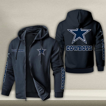 DAL x NFL Quilted Zip Hoodie DatND DVT