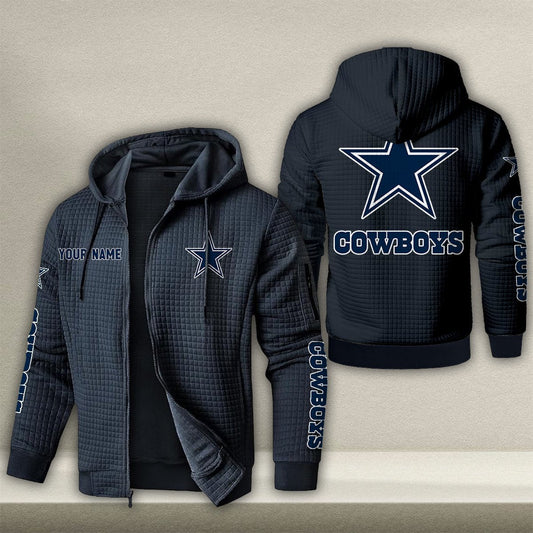DAL x NFL Quilted Zip Hoodie DatND DVT