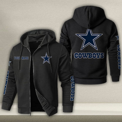 DAL x NFL Quilted Zip Hoodie DatND DVT