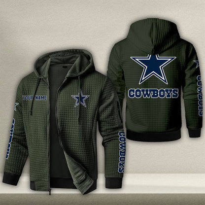 DAL x NFL Quilted Zip Hoodie DatND DVT