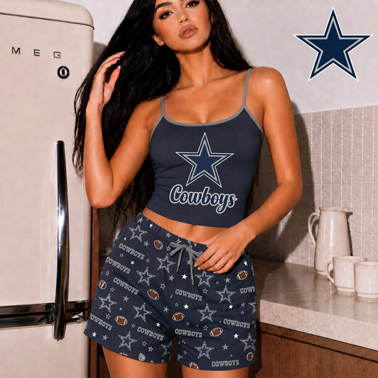 DAL x NFL Shorts & Camisole Sleepwear Set