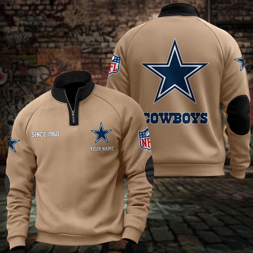 DAL x NFL Sweatshirts Quarter Collared Sweatshirt Pullover DatND DVT