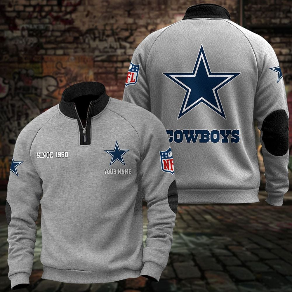 DAL x NFL Sweatshirts Quarter Collared Sweatshirt Pullover DatND DVT