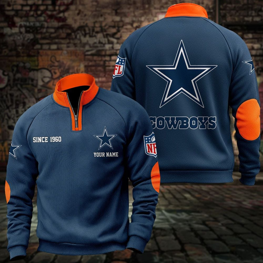 DAL x NFL Sweatshirts Quarter Collared Sweatshirt Pullover DatND DVT