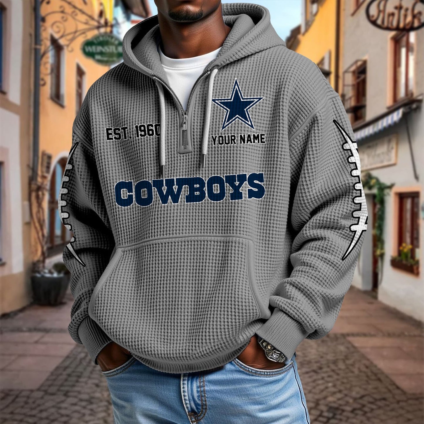 DAL x NFL Waffle Hoodie DatND DVT