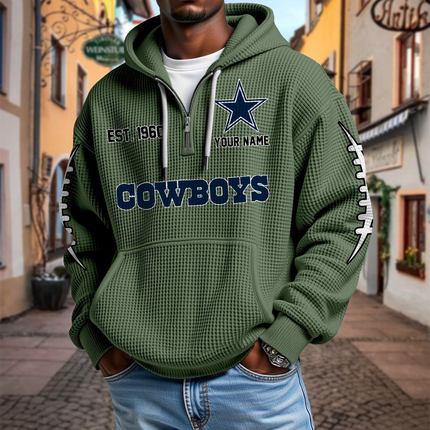 DAL x NFL Waffle Hoodie DatND DVT