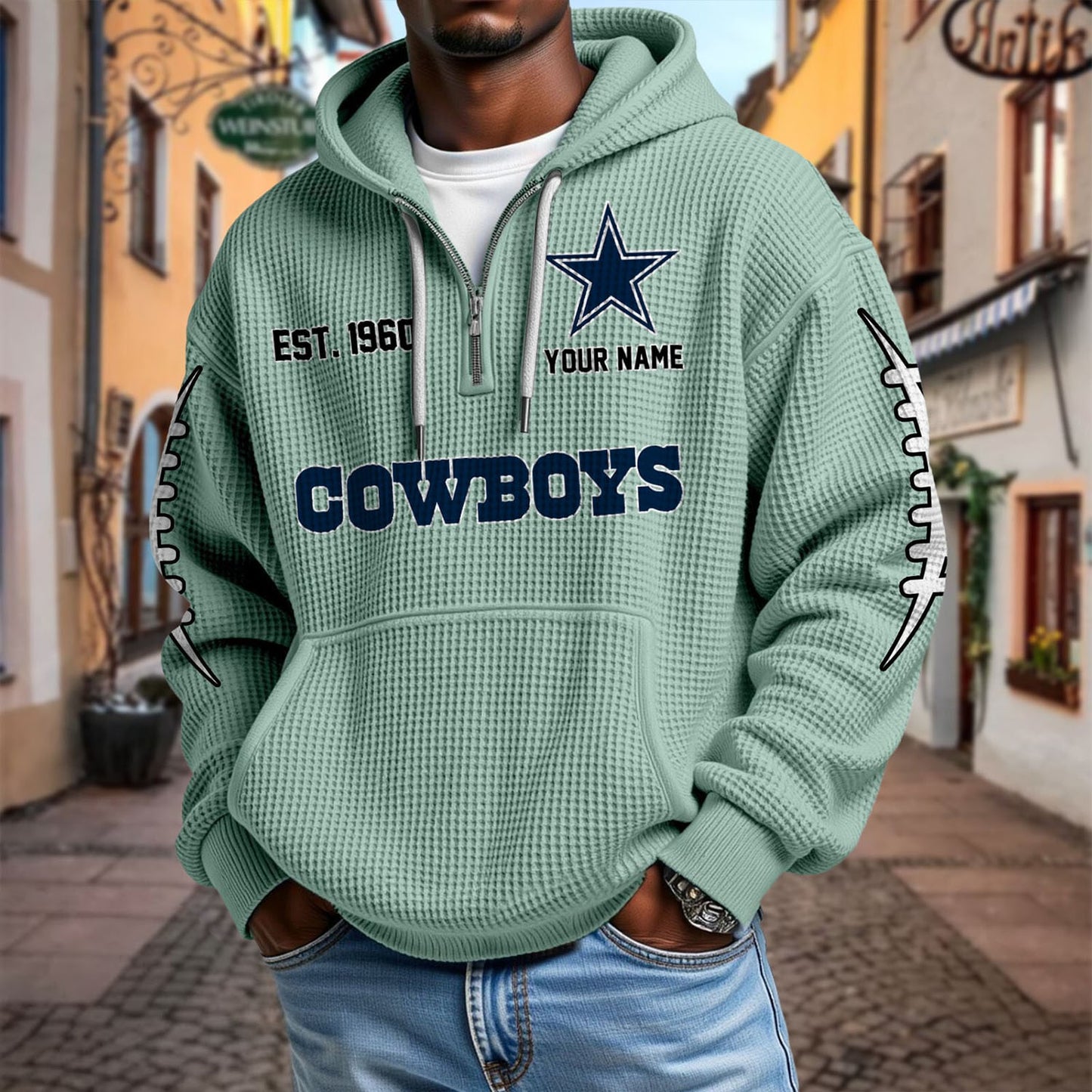DAL x NFL Waffle Hoodie DatND DVT
