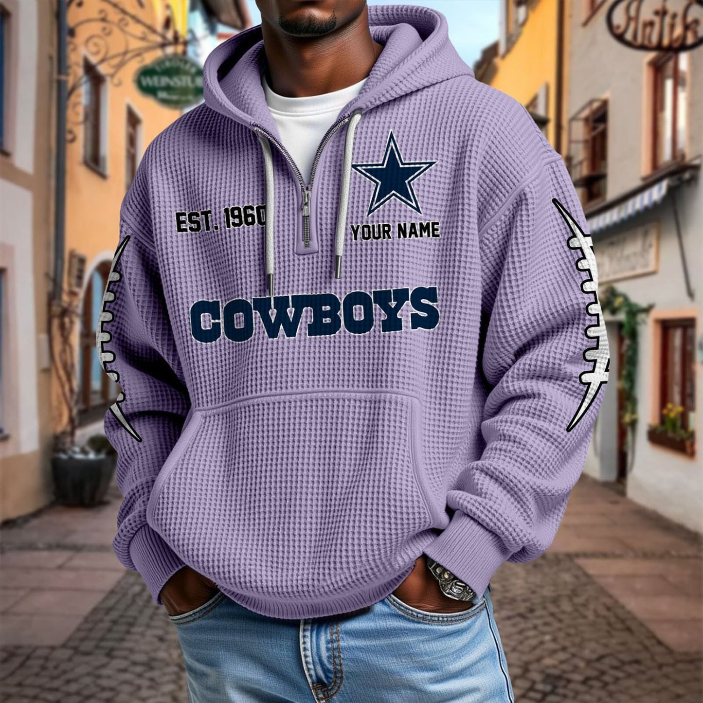 DAL x NFL Waffle Hoodie DatND DVT