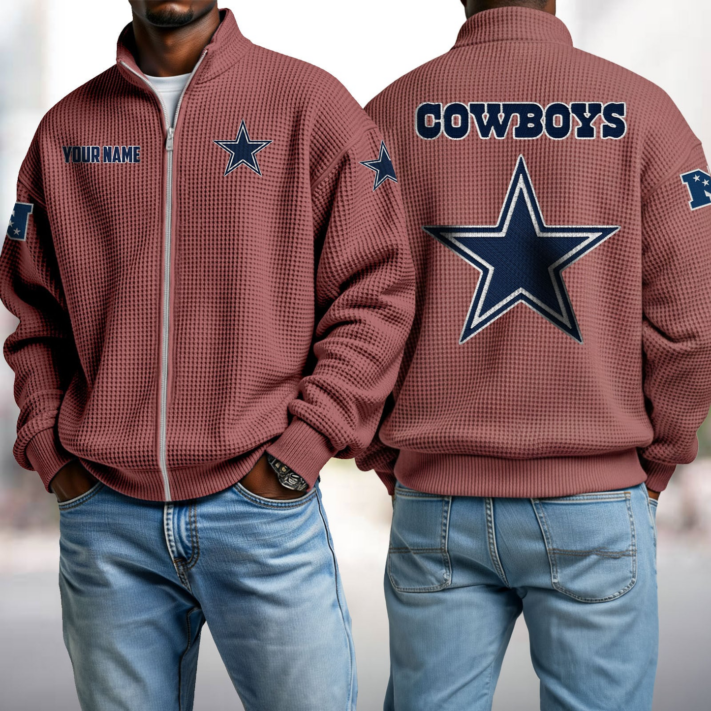 DAL x NFL Waffle Zip-Up Sweatshirt DatND DVT