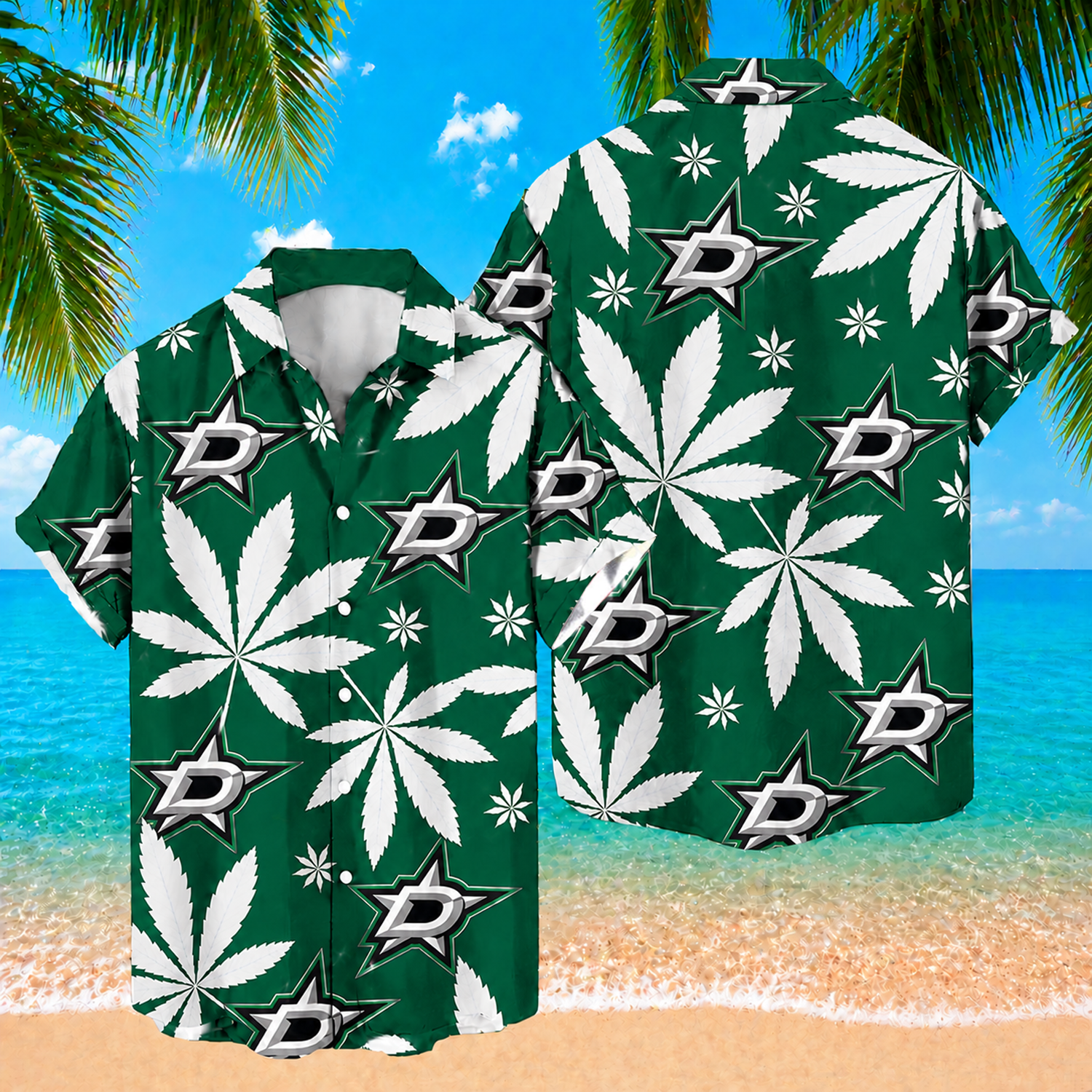 DAL x NHL Hawaiian Shirt 1605 DatND DVT
