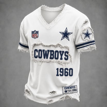 DAL x NFL LUXURY V-Neck T-Shirt 3005 DatND DVT
