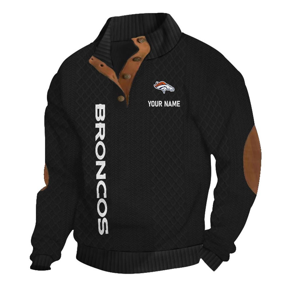 DB NFL Basic Knitted Stand Collar Sweatshirt DDT CTND