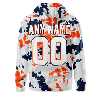 DB Premium NFL Gridiron Splash Personalized Hoodie DDT CTND