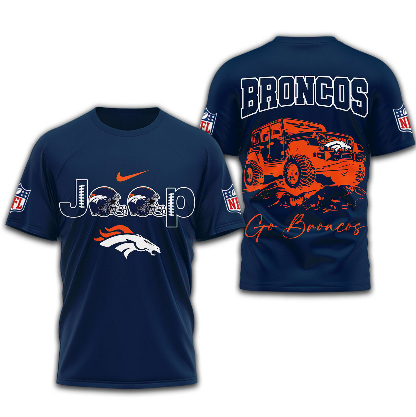 DB Premium NFL Jeep 3D Shirt DDT 101125 NTL