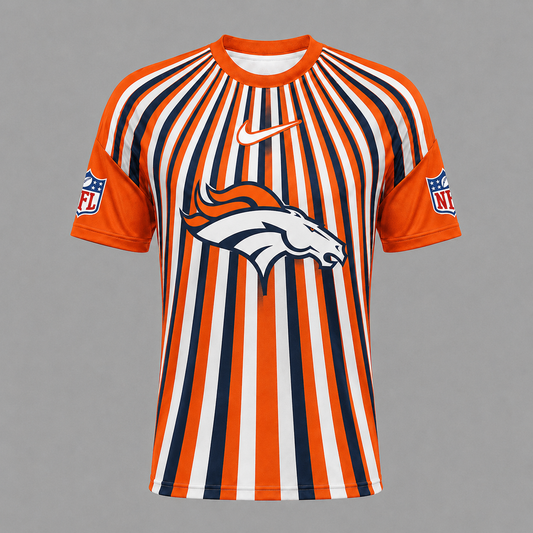DB Premium NFL Men’s Athletic Vertical Stripe T-Shirt