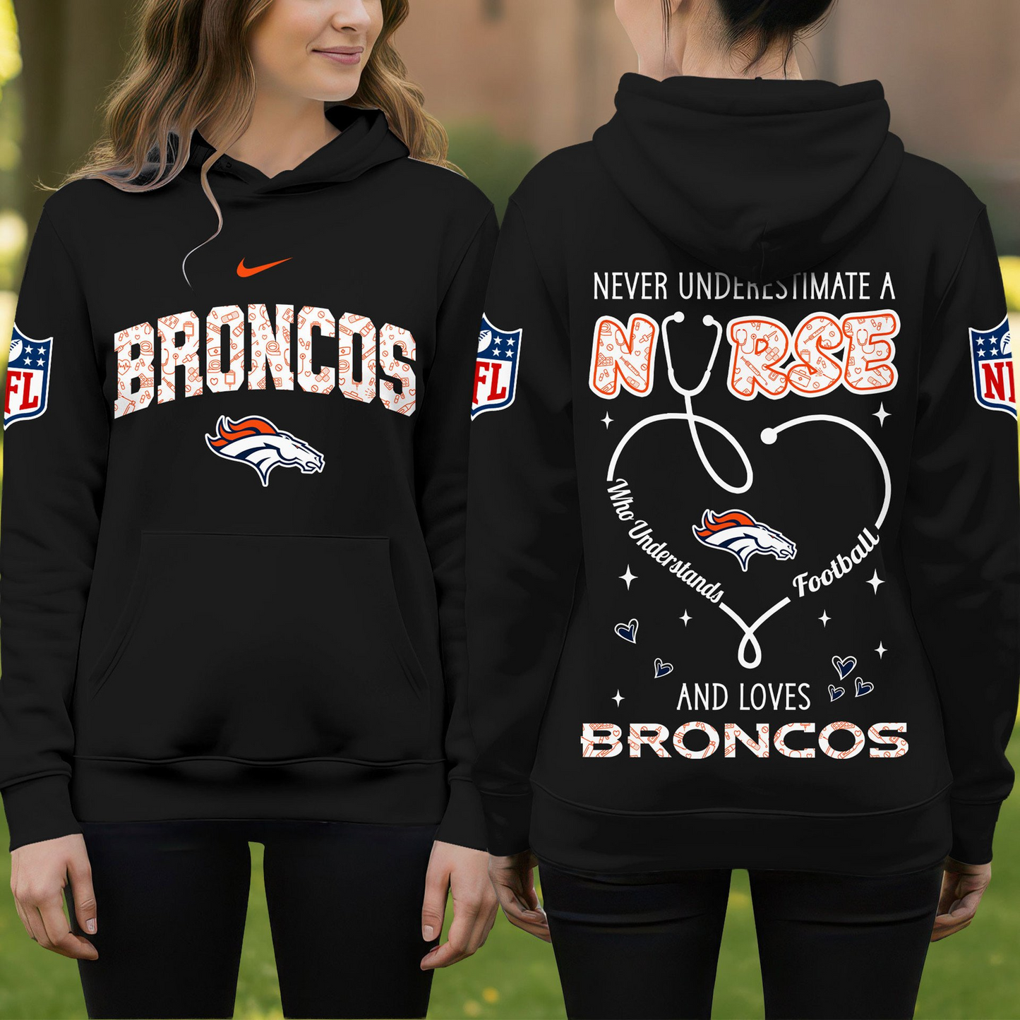 DB Premium NFL Nurse Pride Hoodie DDT 101125 HLPHUONG