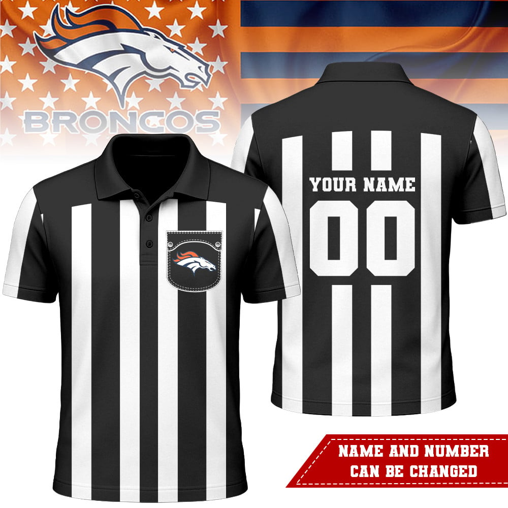 DB Premium NFL Referees 3D Polo Shirt DDT NTL