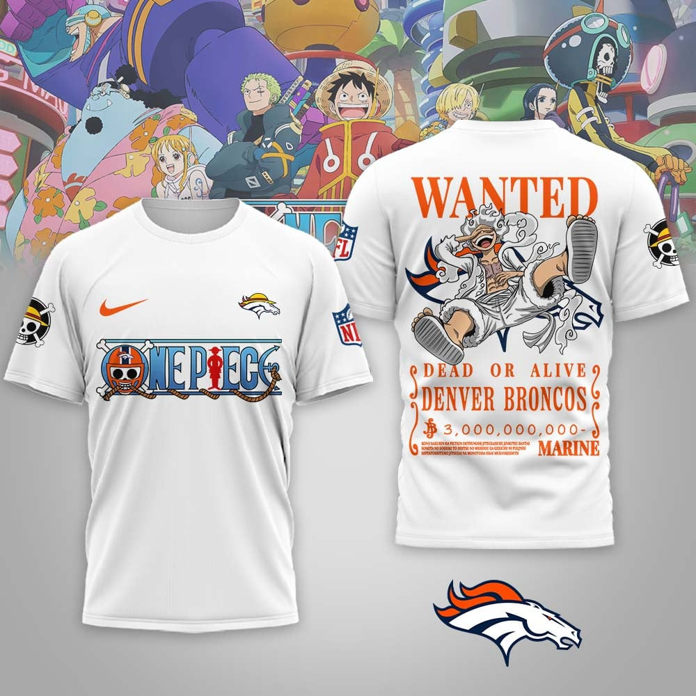 DB Premium NFL Wanted Monkey D Luffy 3D Shirt DDT NTL