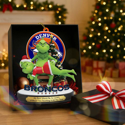 DB Premium NFL x Grinch Acrylic Ornament DDT NTL