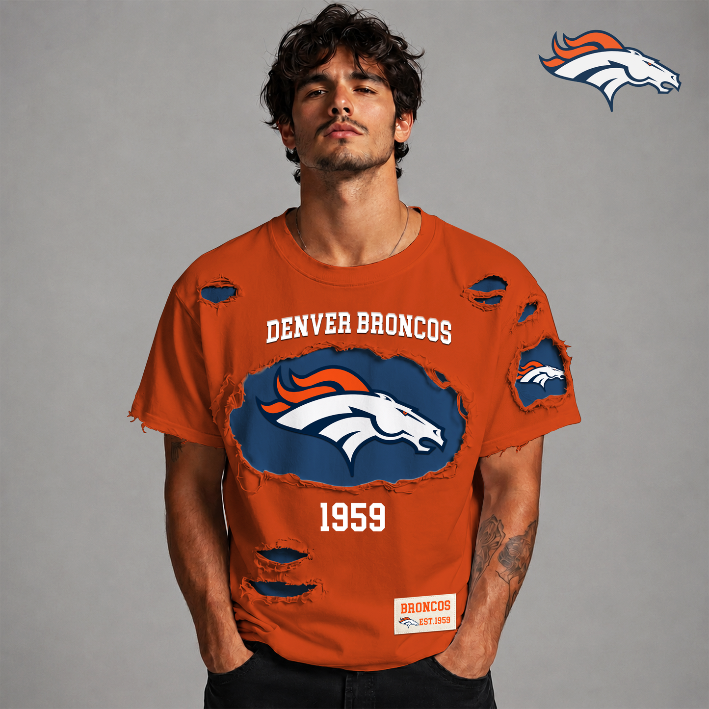 DB x NFL LUXURY CREW-Neck T-Shirt FOR SUMMER HOLIDAY  180626