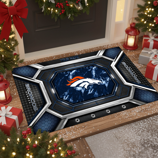 DB x NFL Personalized Sport Doormat, Gifts For Christmas DDT NTL