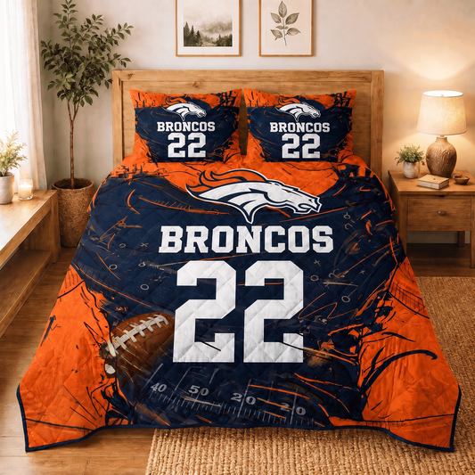 DB x NFL Premium Bedding Sets Personalized Gift For Fan