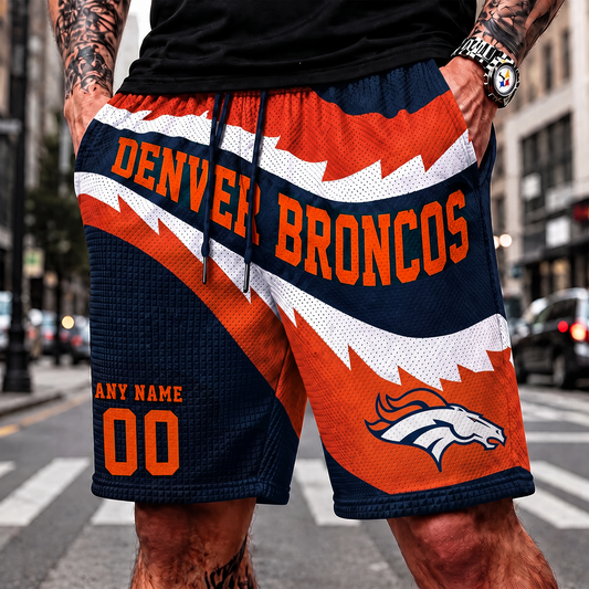 DB_NFL SHORT PANTS CUSTOM NAME & NUMBER FOR FAN