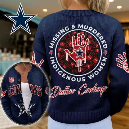DC Premium NFL Cozy Knit Cardigan DDT NTL